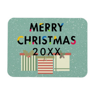 Cajas de regalo navideñas de ferry Imán de cocina