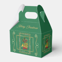 Cajas de regalo navideñas elegantes de cuerno fran