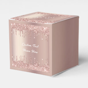 Cajas de regalo o favor con texto personalizado de