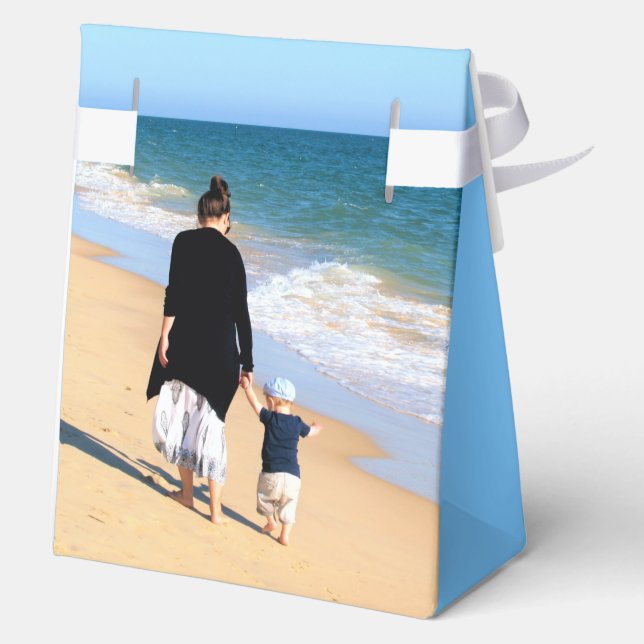Cajas de regalo o favor con texto personalizado pa (Reverso )