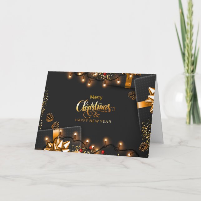 Cajas de regalo para navidades v2 - Tarjeta de vac (Anverso)