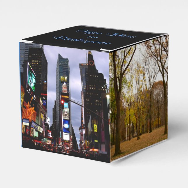 Cajas de regalo personalizadas de Manhattan en Nue (Costado Anverso)