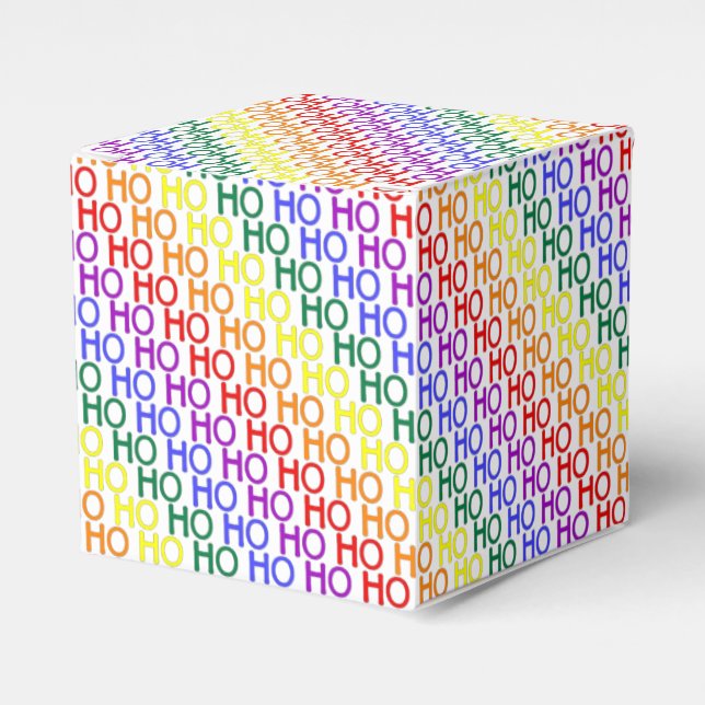 Cajas de regalo Rainbow Ho Ho Pattern (Costado Anverso)