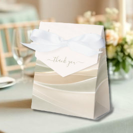 Cajas de Regalo Verde Salvia y Marfil