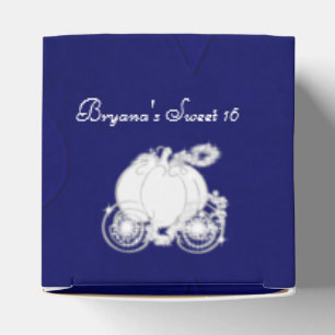 Cajas de regalos azules del carruaje de plata de C