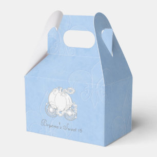 Cajas de regalos azules del carruaje de plata de C