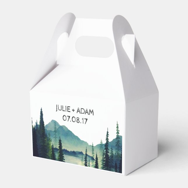 Cajas de regalos de boda de camping (Front Side)