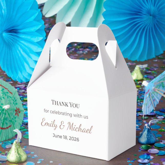 Cajas de Regalos de Boda | Pack de Regalos Dulces  (Fiesta)