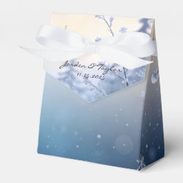 Cajas de regalos de boda Soft Winter Daydream