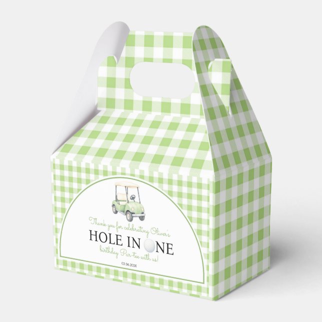 Cajas de regalos de cumpleaños con temática de gol (Front Side)