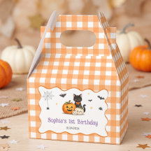 Cajas de regalos de cumpleaños de Halloween lindas