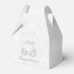 Cajas de regalos de fiesta blancas del carruaje de