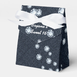 Cajas de regalos de fiesta de cumpleaños de Denim 