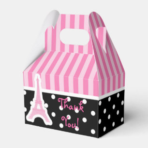 Cajas de regalos de fiesta de cumpleaños rosadas d