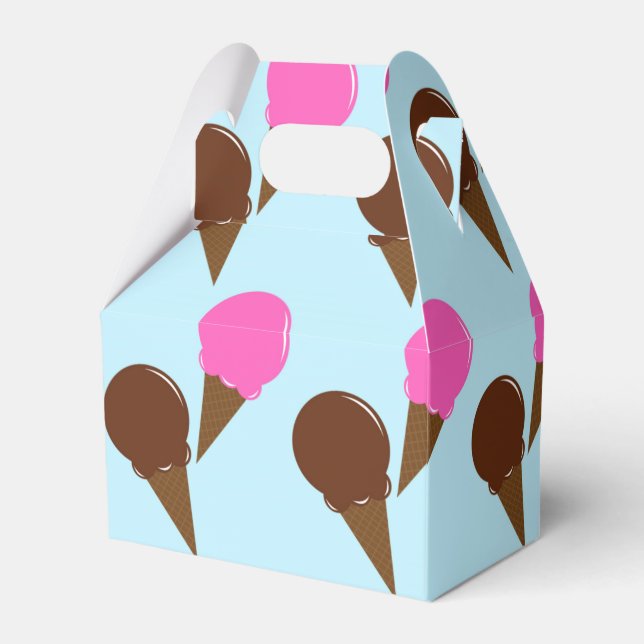 Cajas de regalos de fiesta de helado de chocolate  (Front Side)