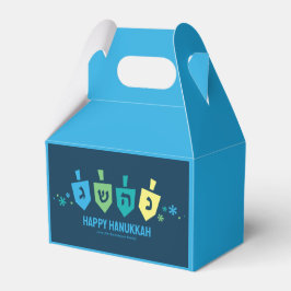 Cajas de regalos de fiesta de peonza de Hanukkah