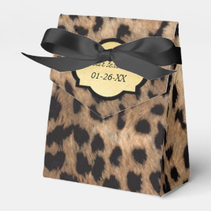 Cajas de regalos de fiesta elegantes con estampado