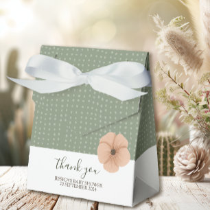 Cajas de regalos para baby shower con tema Desert 
