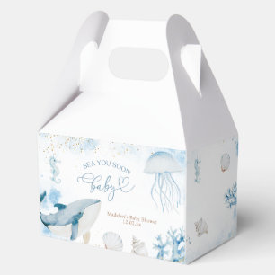Cajas de regalos para baby shower de verano Ocean 