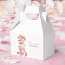 Cajas de regalos para desayuno nupcial de té