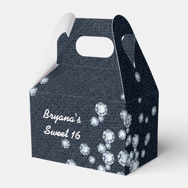 Cajas de regalos para fiesta de cumpleaños de Deni (Front Side)