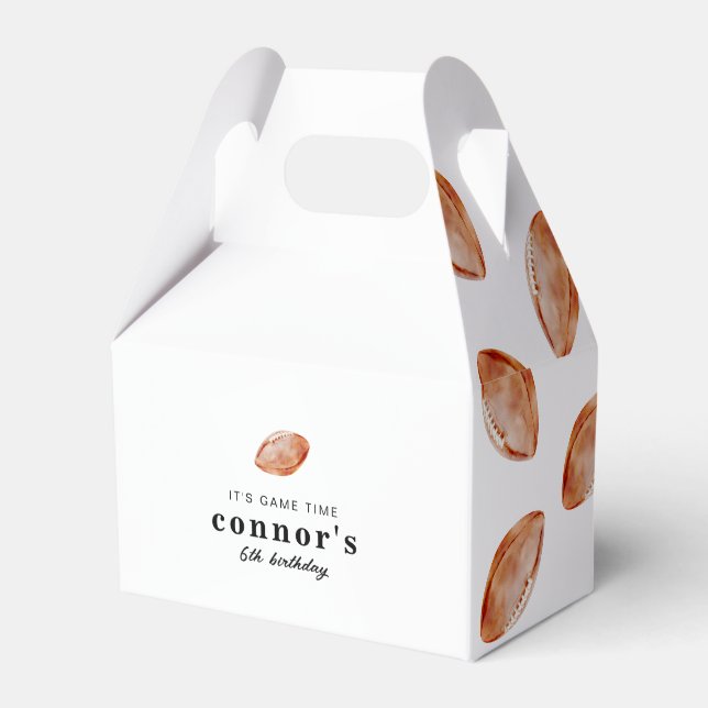 Cajas de regalos para fiesta de fútbol (Front Side)