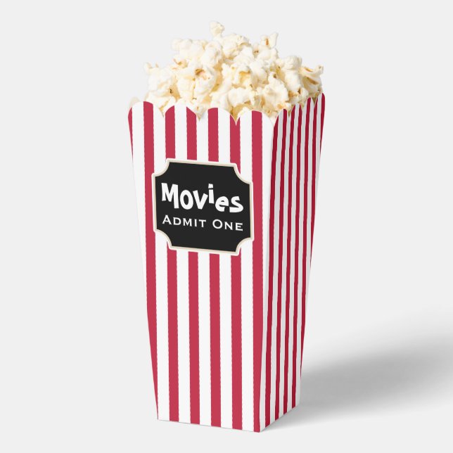 Cajas de regalos para fiesta de noche de cine (apareció)