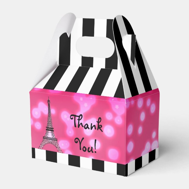 Cajas de regalos para fiestas con temática de la T (Front Side)