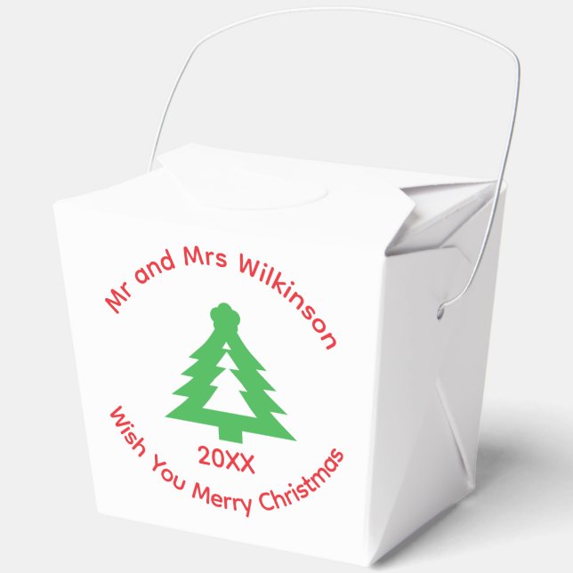 Cajas de regalos para fiestas de Navidad  (Anverso)