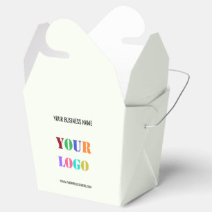 Cajas de regalos promocionales con texto de logoti