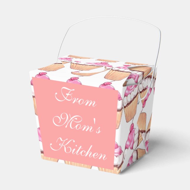 CAJAS DE SALIDA DE PERSONALIZABLE CUPCAKE - REGALO (Front Side)