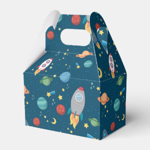 Cajas del favor de la diversión del espacio