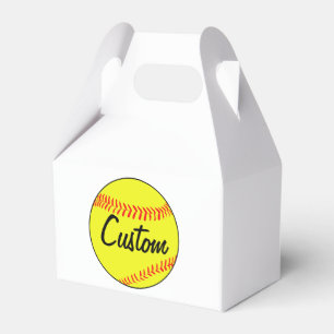 Cajas del favor del softball/bolsos de encargo de