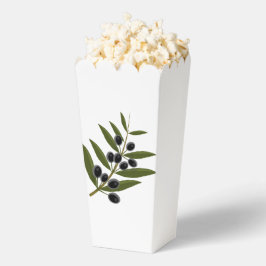 Cajas elegantes de papel con temática de oliva