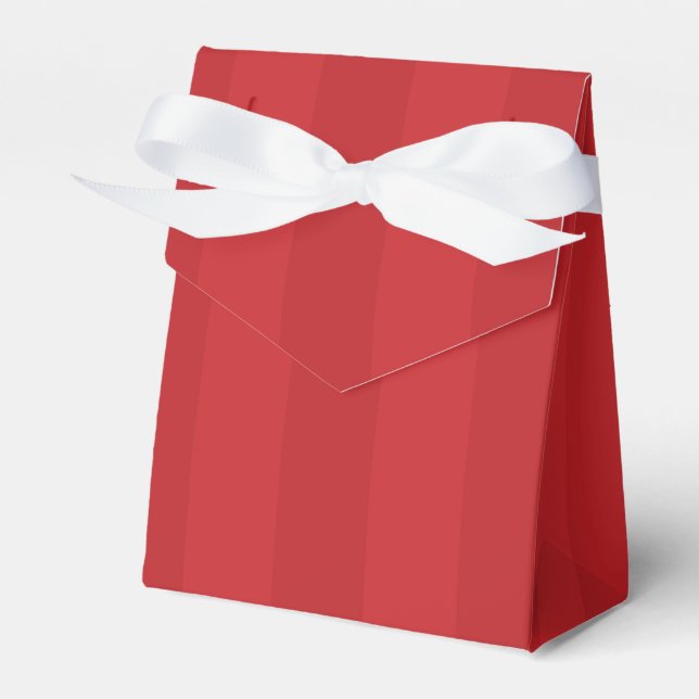 Cajas elegantes de regalo de fiesta con rayas roja (Front Side)