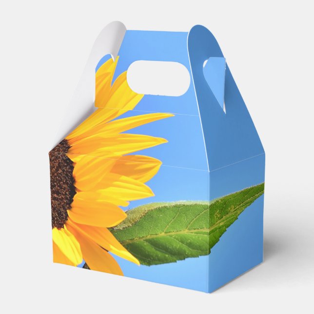 Cajas Favor con Girasoles (Front Side)