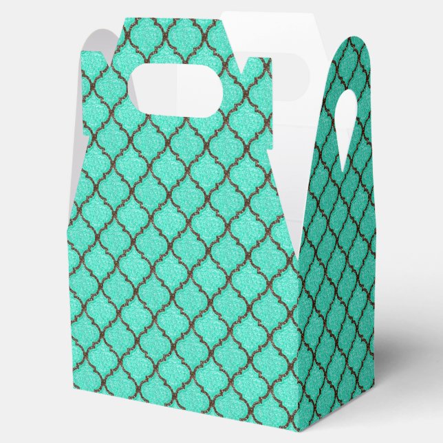 Cajas Favoras MQF-Sequins-Mint-Chocolate-Gable (Abierto)