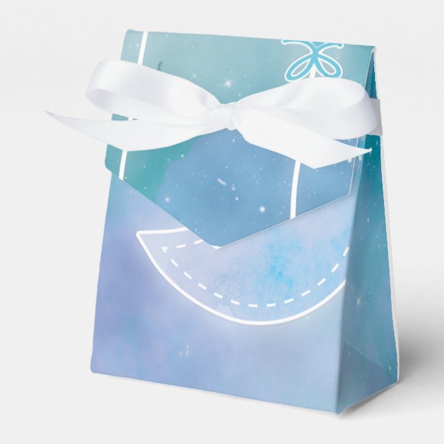 Cajas favoritas de Baby Shower Celestial Sky Galax (Front Side)