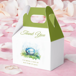 Cajas favoritas de Baby Shower de color de agua el