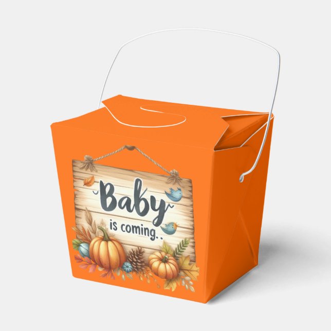 Cajas favoritas de Baby Shower de otoño (Front Side)