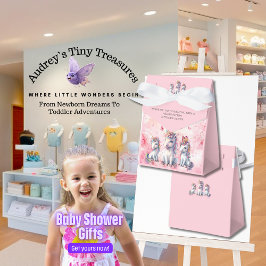 Cajas favoritas de Baby Shower de unicornio encant
