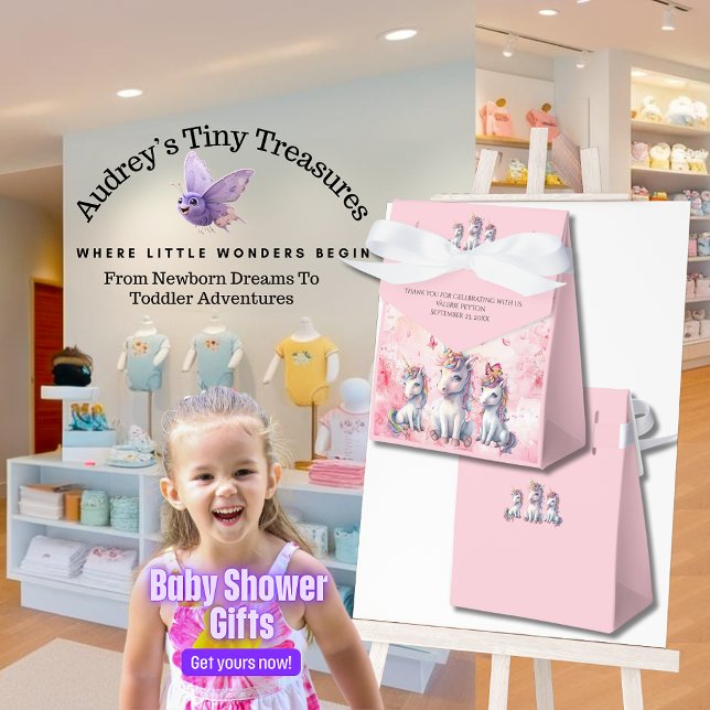 Cajas favoritas de Baby Shower de unicornio encant (Subido por el creador)