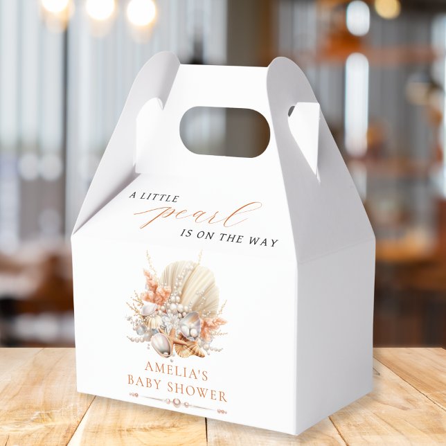 Cajas favoritas de Baby Shower elegantes de Pearl  (Subido por el creador)