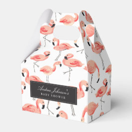 Cajas favoritas de Baby Shower Flamingo