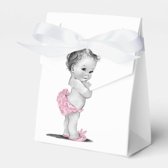 Cajas favoritas de Baby Shower Sweet Vintage (Front Side)