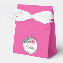 Cajas favoritas de boda personalizadas Fuchsia
