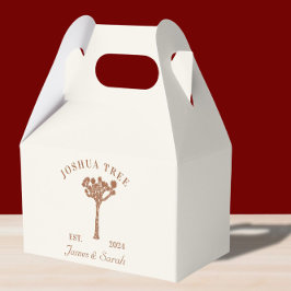 Cajas favoritas de bodas de árbol Joshua