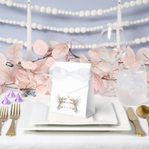 Cajas favoritas de bodas de colibrí adorable perso