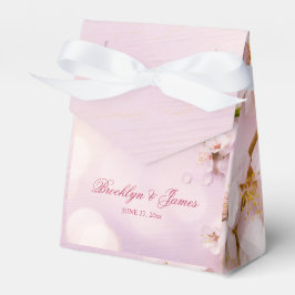 Cajas favoritas de bodas elegantes con flores de c