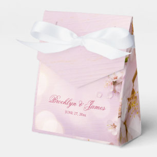 Cajas favoritas de bodas elegantes con flores de c